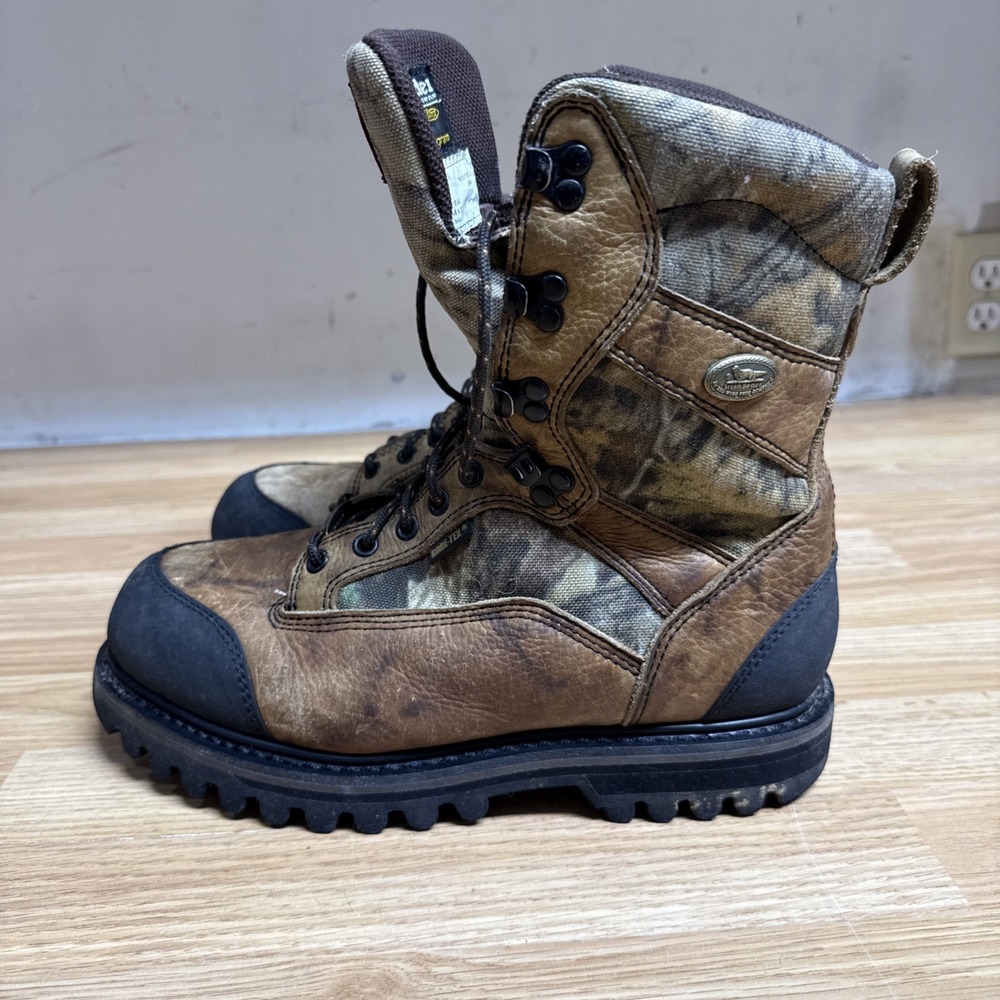 Red Wing Irish Setter Big Game Tracker Gortex 1000 Gram Boots Camo Hunt - Sz 8D